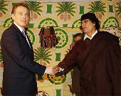 Qaddafi, Blair, Handshake, Freemasonry, Freemasons, Freemason, Masonic, Symbols