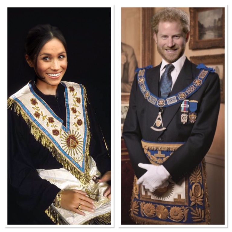 Updated: UK Freemason Posts Photo of Prince Harry wearing Masonic Garb on Twitter on Royal Wedding Day