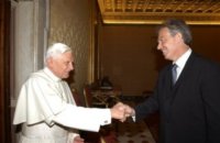 Tony Blair, Pope Benedict, handshake, freemasons, freemason, freemasonry, masonic