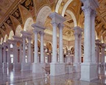 Masonic Twin Pillars Architectural Motiff, Library of Congress, Washington DC, Freemasons, freemason, Freemasonry