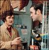 John Cleese, Michael Palin, and Parrot