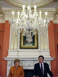 Terra Cotta Room Number 10 Downing Street, Gordon Brown, Angela Merkel, Freemasons, Freemasonry, Freemason